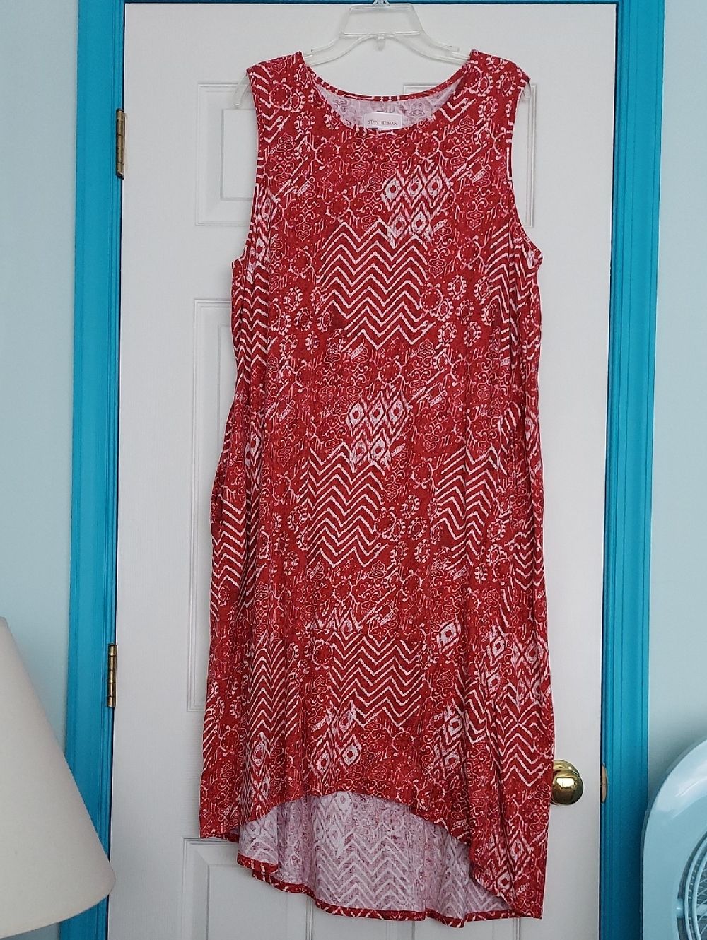 Stan Herman Cotton Sleevless Dress